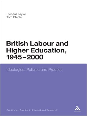 cover image of British Labour and Higher Education, 1945 to 2000